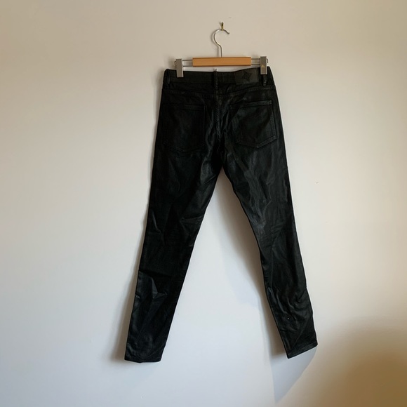 BCBG shinny black jeans - Picture 2 of 2